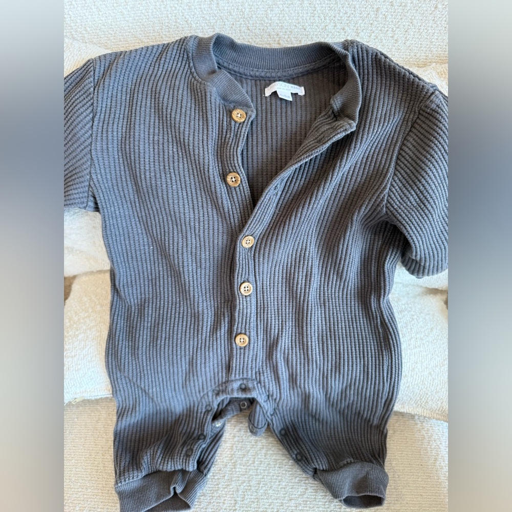 Grayson mini Button-Up Kids One Piece